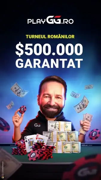 Кадр рекламы Play GG - Cel mai mare site de poker din lume