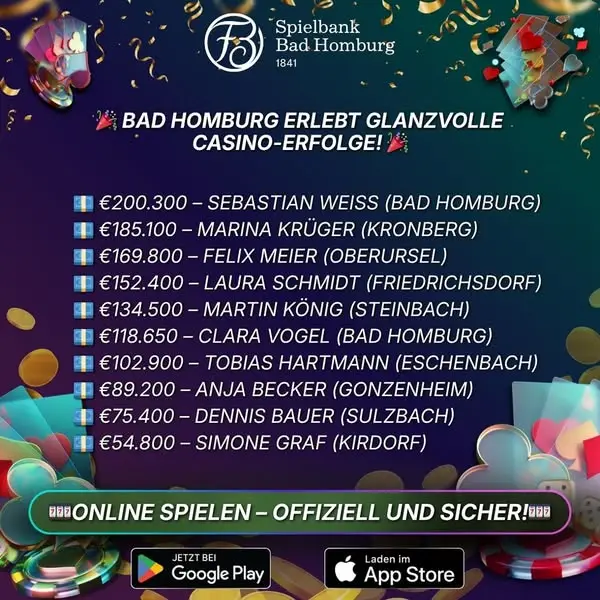 Кадр рекламы Spielbank & Casino Map Deutschland
