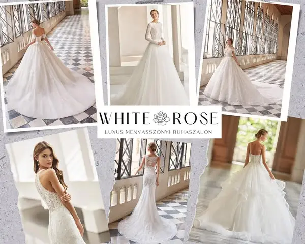 Кадр рекламы WHITE ROSE Menyasszonyi Ruhaszalon