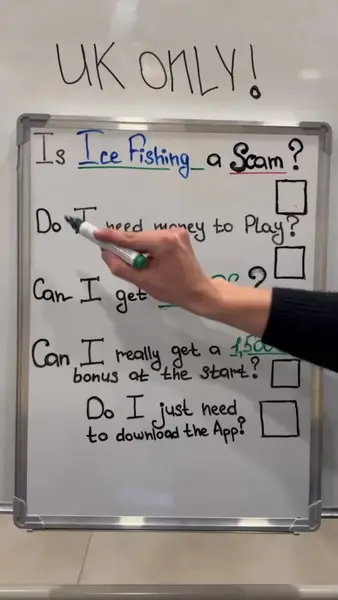 Кадр рекламы Ice Fishing Live