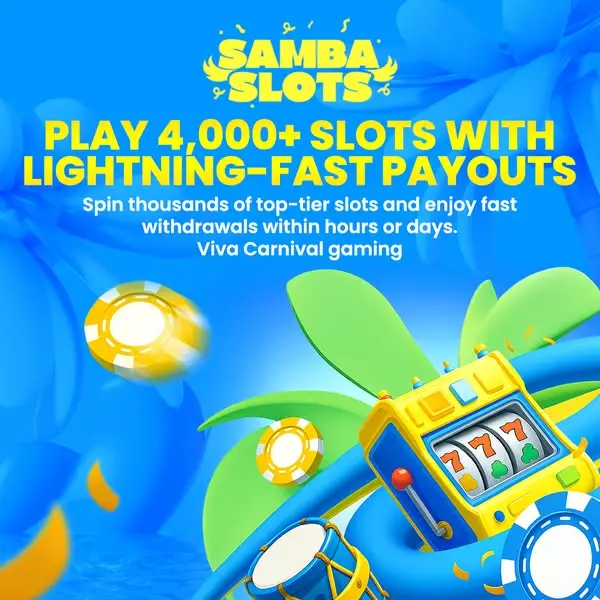 Кадр рекламы Samba Slots 