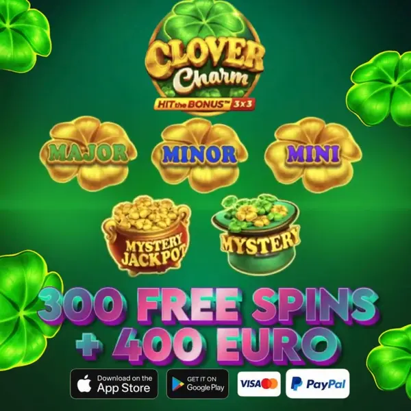 Кадр рекламы Clovers Megaways