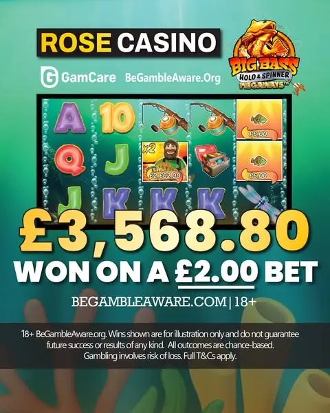 Кадр рекламы Rose Casino