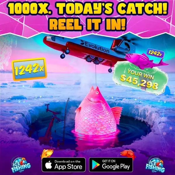 Кадр рекламы Ice Fishing Live