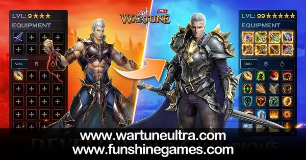 Кадр рекламы Wartune-Ultra