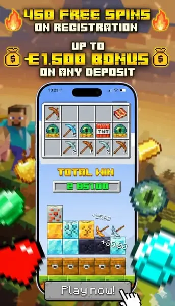 Кадр рекламы Mine Slot