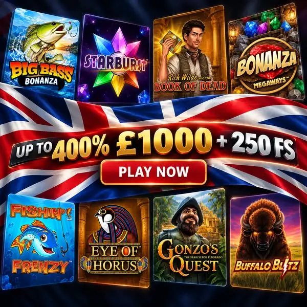 Кадр рекламы UK Slotsmania