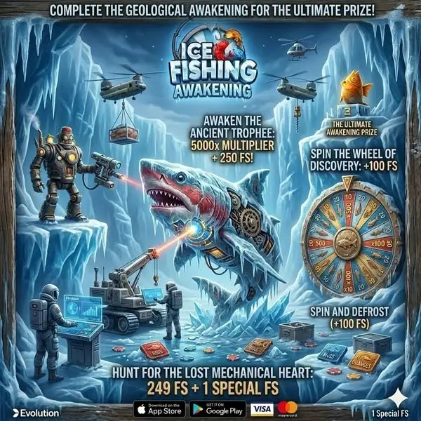 Кадр рекламы Ice Fishing