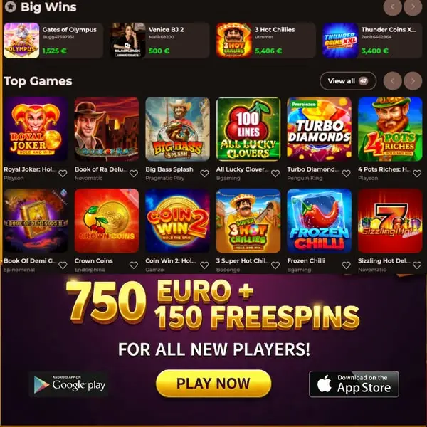 Кадр рекламы Online Slots