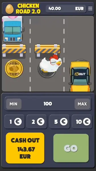 Кадр рекламы Chicken Road