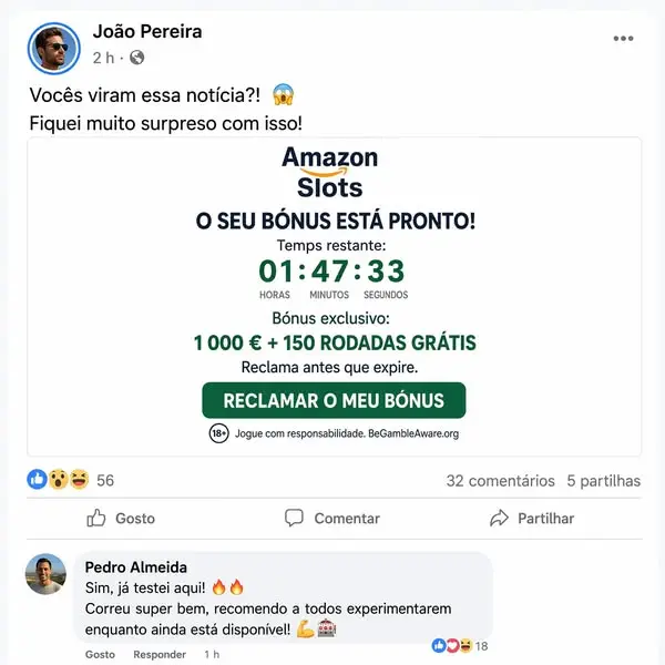 Кадр рекламы Amazon Slots Winners
