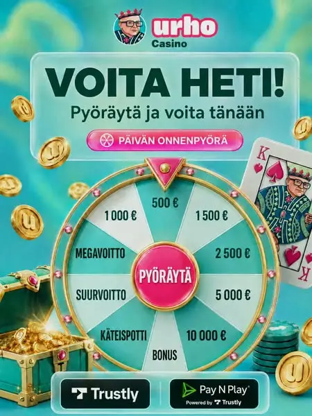 Кадр рекламы Urho Slots