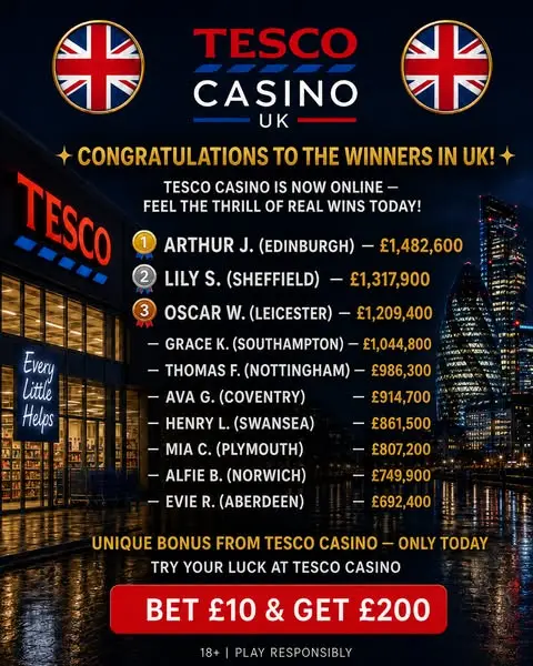 Кадр рекламы Tesco Casino