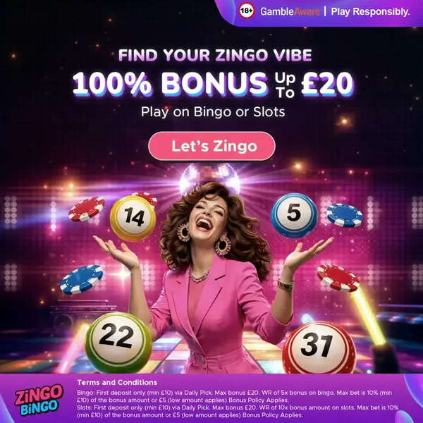 Кадр рекламы Zingo Bingo