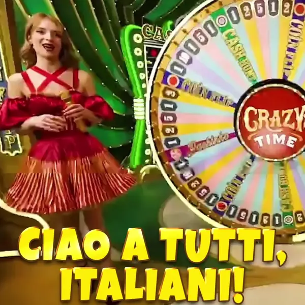 Кадр рекламы Crazy Time online
