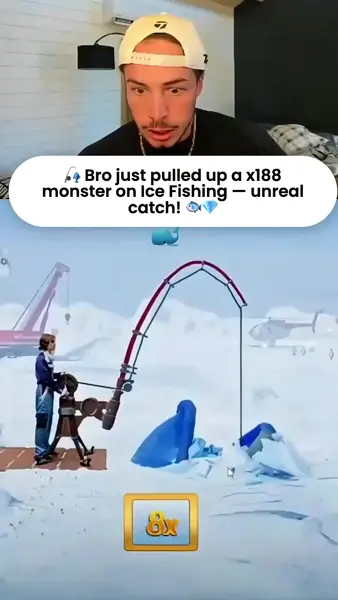 Кадр рекламы Ice Fishing