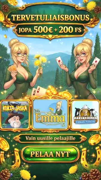 Кадр рекламы Vanhat Kolikkopelit