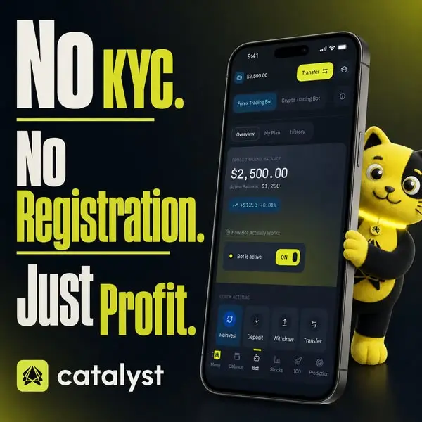 Кадр рекламы Catalyst Bot