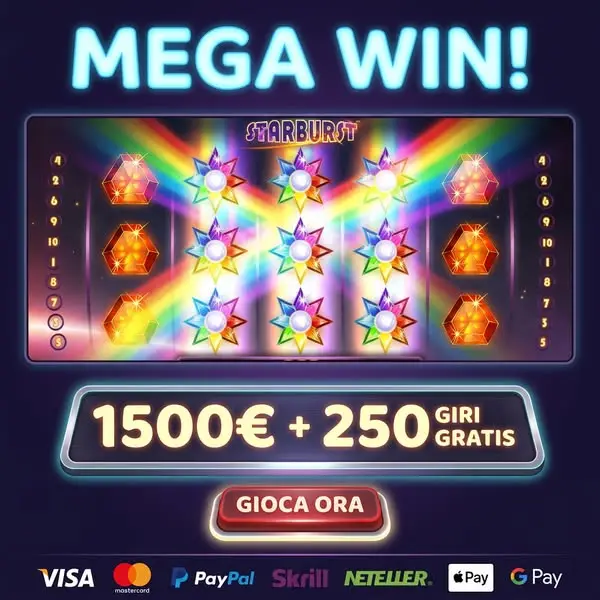 Кадр рекламы Starburst slots