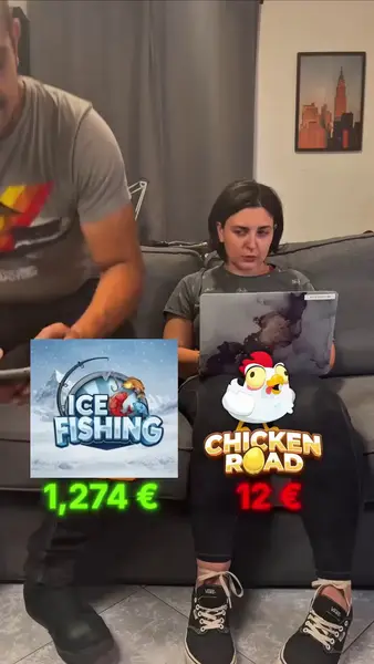 Кадр рекламы Ice Fishing Legends