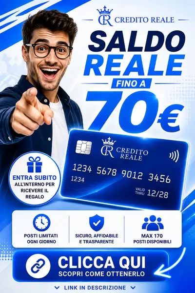 Кадр рекламы Credito Reale