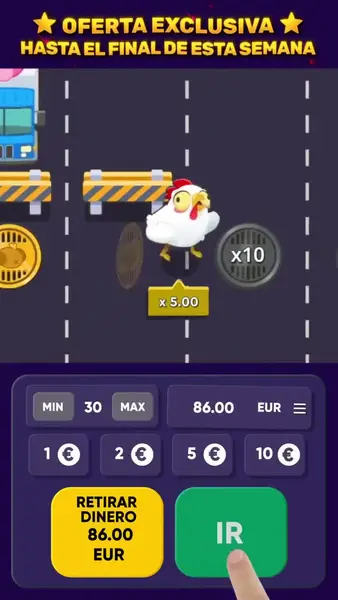 Кадр рекламы Chicken Road 2
