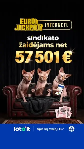 Кадр рекламы Loto.lt