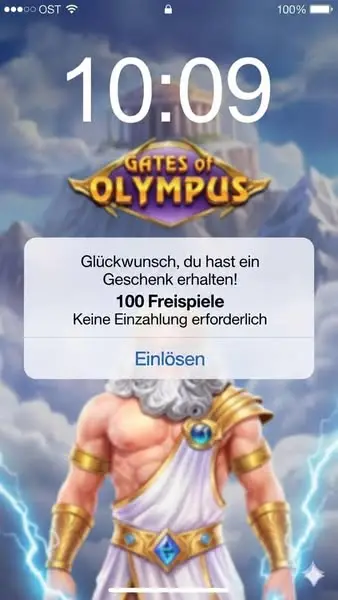 Кадр рекламы Gates of Olympus Game
