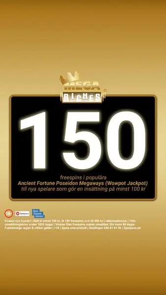 Кадр рекламы Mega Riches