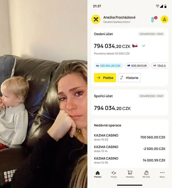 Кадр рекламы Anežka Procházková