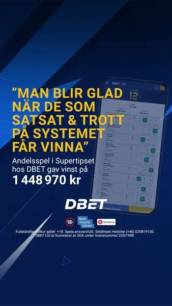 Кадр рекламы Allt om betting