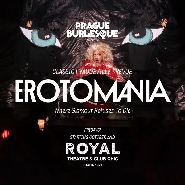 Кадр рекламы Prague Burlesque