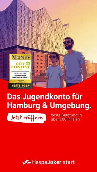 Кадр рекламы Haspa - Hamburger Sparkasse