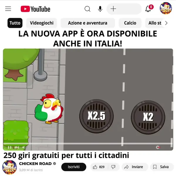 Кадр рекламы Chicken-Road