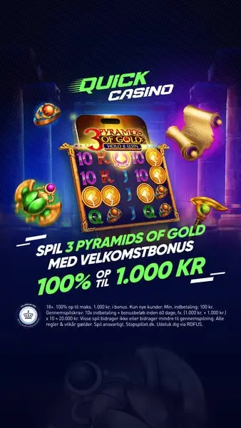 Кадр рекламы Quick Casino Danmark
