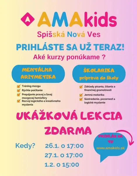 Кадр рекламы AMAKids Spišská Nová Ves