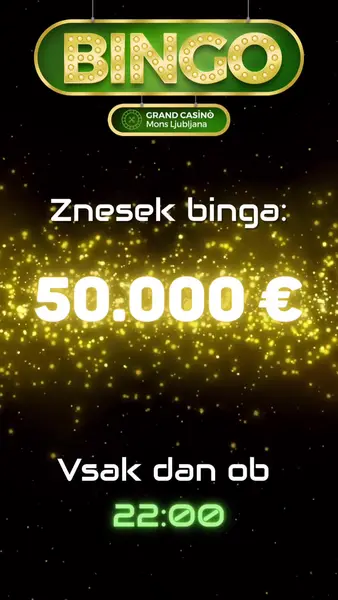 Кадр рекламы Grand Casino Mons Ljubljana