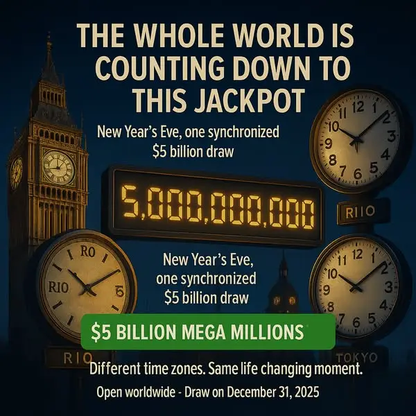 Кадр рекламы The Lottery News USA