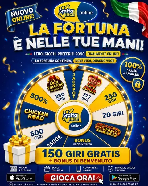 Кадр рекламы Online Gratta e Vinci