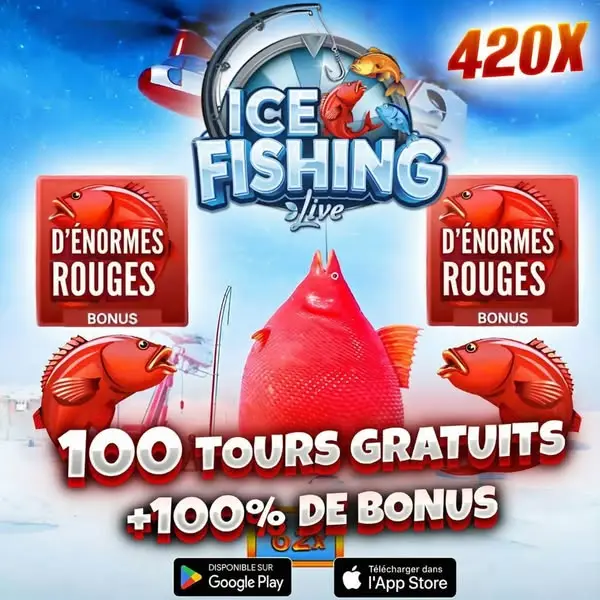 Кадр рекламы Ice Fishing Live