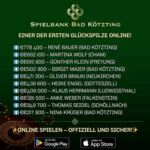 Кадр рекламы Spielbanken Deutschland Online