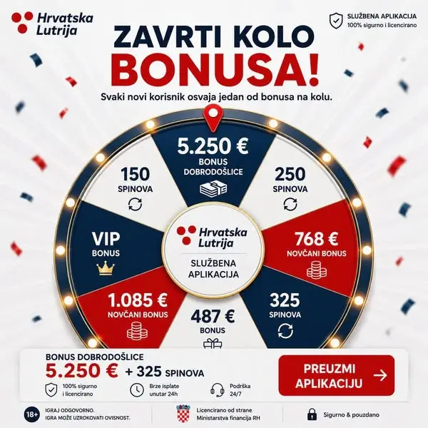 Кадр рекламы Hrvatska Lutrija