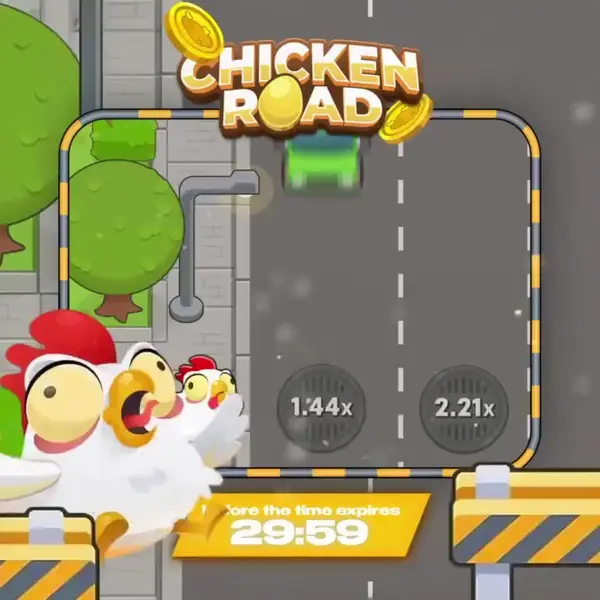 Кадр рекламы Chicken Road