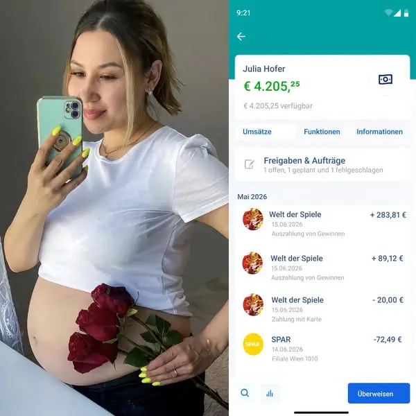 Кадр рекламы Julia Hofer