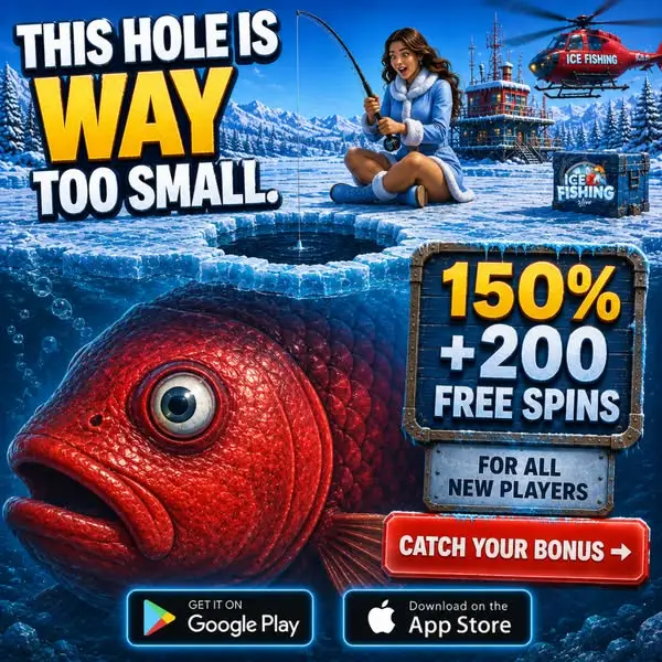 Кадр рекламы Ice Fishing