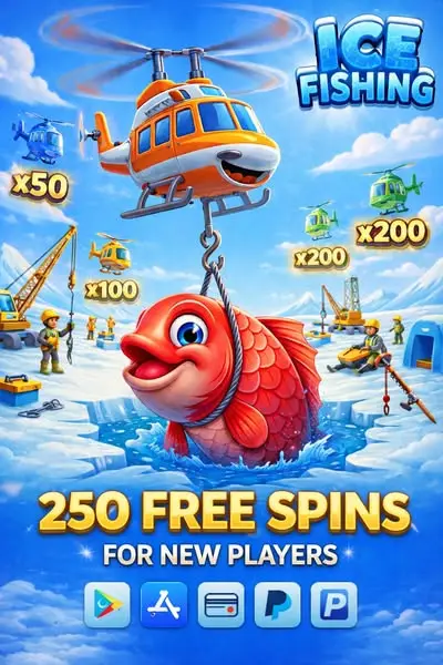 Кадр рекламы Ice Fish1ng live