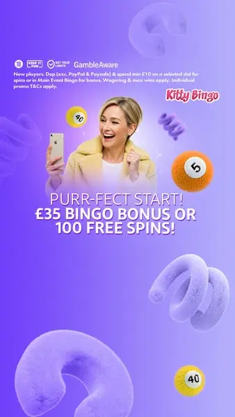 Кадр рекламы Kitty Bingo