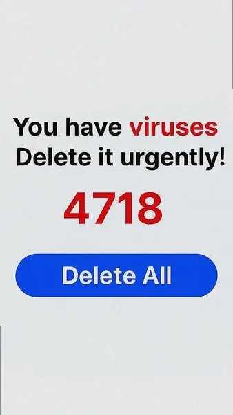 Кадр рекламы Optimal Cleaner App