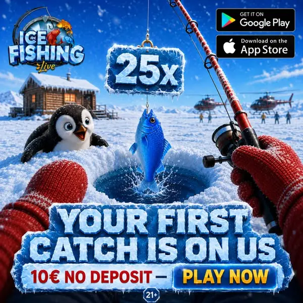 Кадр рекламы Ice Fishing
