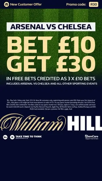 Кадр рекламы William Hill